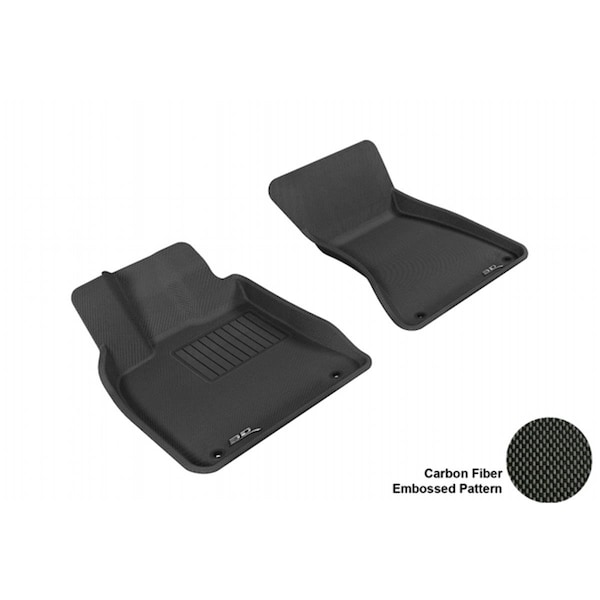 3D Maxpider AUDI Q5 2009-2014 KAGU BLACK R1 Floor Mat L1AD00911509 - main
